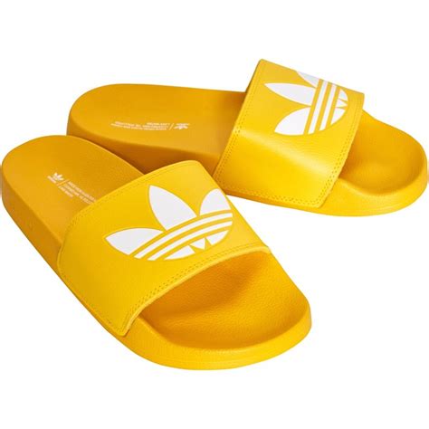 adidas slippers heren geel|adidas sandalen slippers.